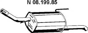 Eberspächer 08.199.85 - Глушник вихлопних газів кінцевий avtolavka.club