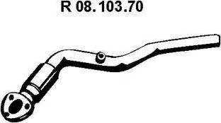Eberspächer 08.103.70 - Труба вихлопного газу avtolavka.club