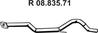 Eberspächer 08.835.71 - Труба вихлопного газу avtolavka.club