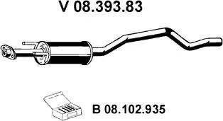 Eberspächer 08.393.83 - Предглушітель вихлопних газів avtolavka.club