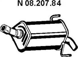 Eberspächer 08.207.84 - Глушник вихлопних газів кінцевий avtolavka.club