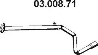 Eberspächer 03.008.71 - Труба вихлопного газу avtolavka.club