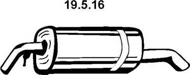 Eberspächer 19.5.16 - Глушник вихлопних газів кінцевий avtolavka.club