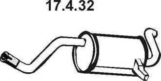 Eberspächer 17.4.32 - Глушник вихлопних газів кінцевий avtolavka.club