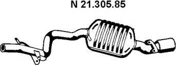 Eberspächer 21.305.85 - Глушник вихлопних газів кінцевий avtolavka.club