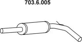 Eberspächer 703.6.005 - Середній глушник вихлопних газів avtolavka.club