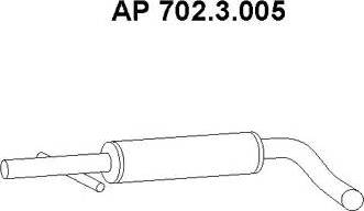 Eberspächer 702.3.005 - Предглушітель вихлопних газів avtolavka.club