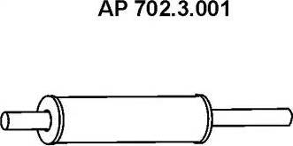 Eberspächer 702.3.001 - Предглушітель вихлопних газів avtolavka.club