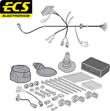 ECS SY02013U - Комплект електрики, причіпне обладнання avtolavka.club