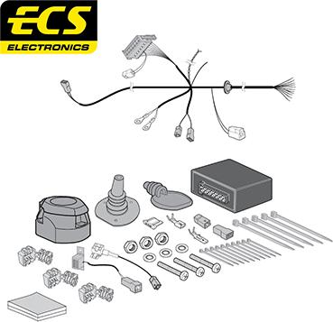 ECS SY02313U - Комплект електрики, причіпне обладнання avtolavka.club