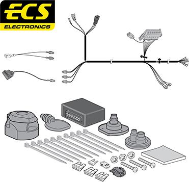 ECS VW127D1U - Комплект електрики, причіпне обладнання avtolavka.club