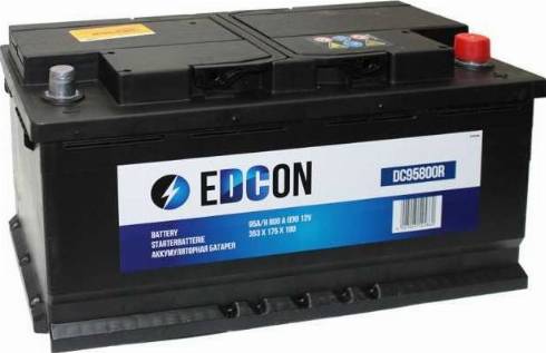 Edcon DC95800R - Стартерна акумуляторна батарея, АКБ avtolavka.club