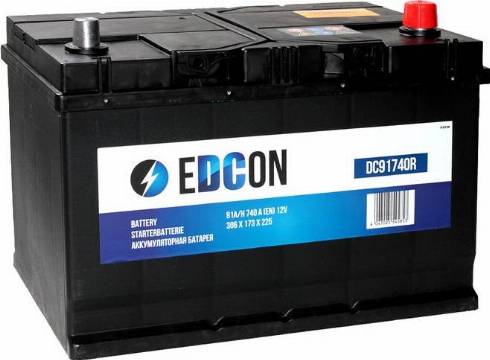 Edcon DC91740R - Стартерна акумуляторна батарея, АКБ avtolavka.club