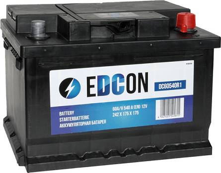 Edcon DC60540R1 - Стартерна акумуляторна батарея, АКБ avtolavka.club