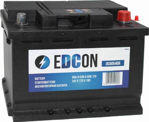 Edcon DC60540R - Стартерна акумуляторна батарея, АКБ avtolavka.club