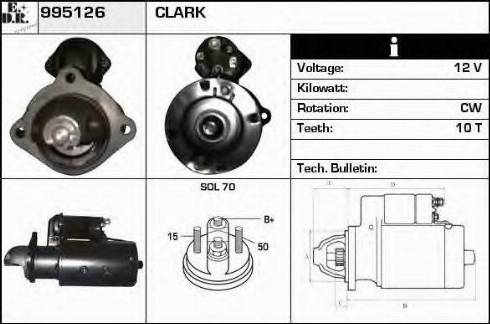 EDR 995126 - Стартер avtolavka.club