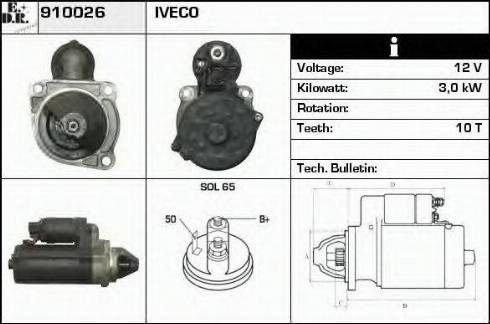 EDR 910026 - Стартер avtolavka.club