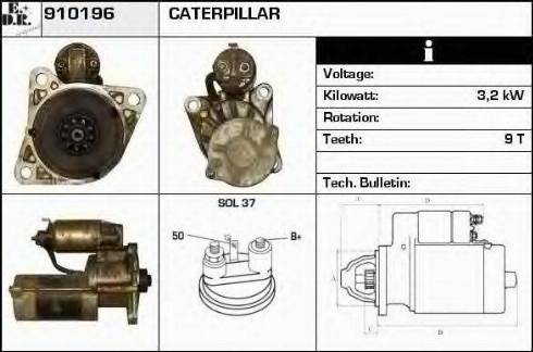 EDR 910196 - Стартер avtolavka.club