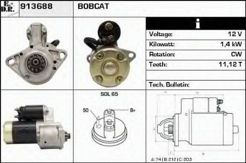 EDR 913688 - Стартер avtolavka.club