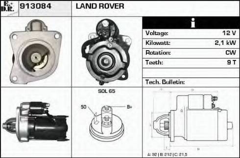 EDR 913084 - Стартер avtolavka.club