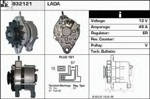 EDR 932121 - Генератор avtolavka.club