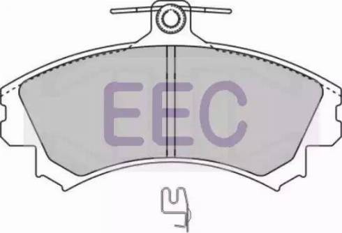EEC BRP0912 - Гальмівні колодки, дискові гальма avtolavka.club