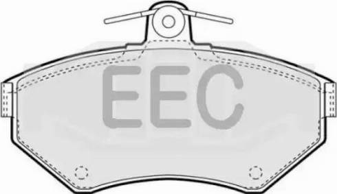 EEC BRP0973 - Гальмівні колодки, дискові гальма avtolavka.club