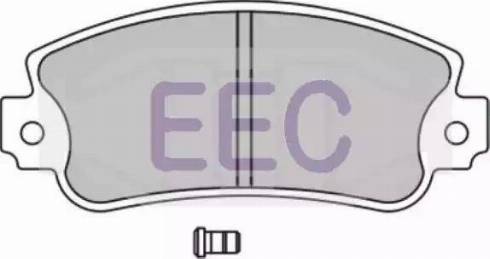 EEC BRP0417 - Гальмівні колодки, дискові гальма avtolavka.club