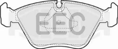 EEC BRP0596 - Гальмівні колодки, дискові гальма avtolavka.club