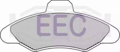 EEC BRP0685 - Гальмівні колодки, дискові гальма avtolavka.club