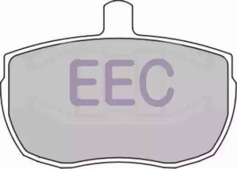 EEC BRP0061 - Гальмівні колодки, дискові гальма avtolavka.club