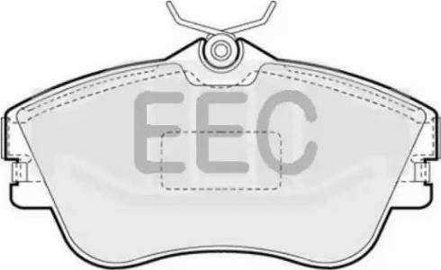 EEC BRP0848 - Гальмівні колодки, дискові гальма avtolavka.club