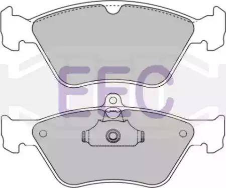 EEC BRP0847 - Гальмівні колодки, дискові гальма avtolavka.club