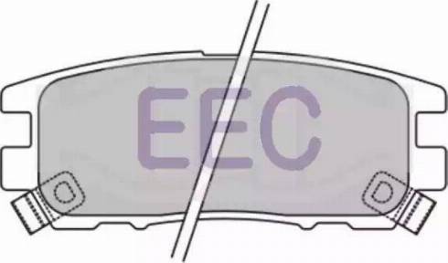 EEC BRP0794 - Гальмівні колодки, дискові гальма avtolavka.club