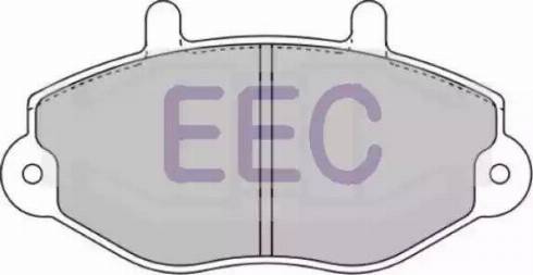 EEC BRP0729 - Гальмівні колодки, дискові гальма avtolavka.club