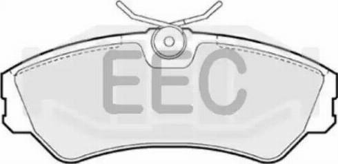 EEC BRP0724 - Гальмівні колодки, дискові гальма avtolavka.club