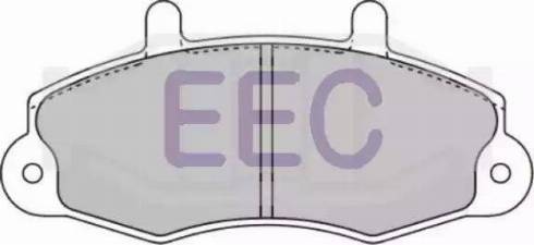 EEC BRP0728 - Гальмівні колодки, дискові гальма avtolavka.club