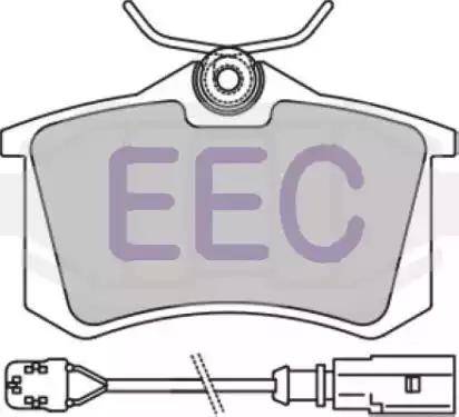 EEC BRP1157 - Гальмівні колодки, дискові гальма avtolavka.club