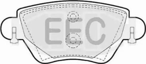 EEC BRP1175 - Гальмівні колодки, дискові гальма avtolavka.club