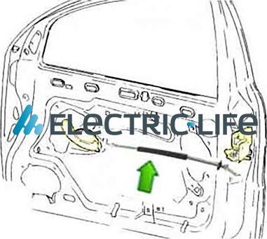 Electric Life ZR35148 - Трос, замок дверей avtolavka.club