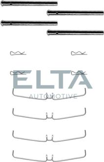 Elta Automotive EA9022 - Комплектуючі, колодки дискового гальма avtolavka.club