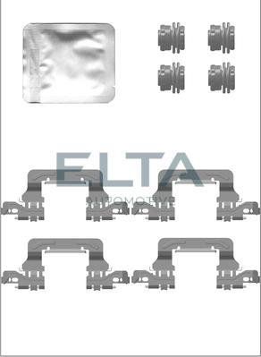 Elta Automotive EA8936 - Комплектуючі, колодки дискового гальма avtolavka.club