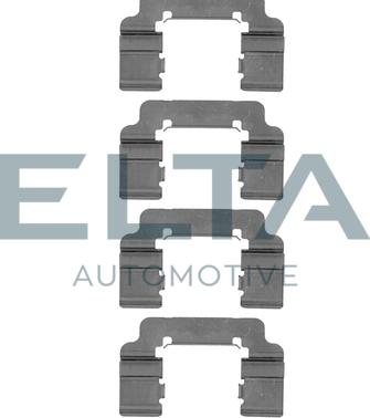 Elta Automotive EA8549 - Комплектуючі, колодки дискового гальма avtolavka.club