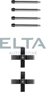 Elta Automotive EA8542 - Комплектуючі, колодки дискового гальма avtolavka.club