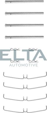 Elta Automotive EA8559 - Комплектуючі, колодки дискового гальма avtolavka.club