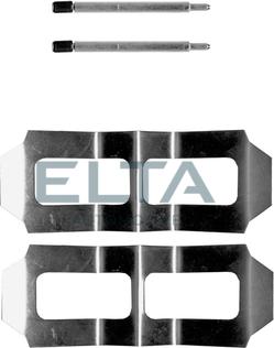 Elta Automotive EA8563 - Комплектуючі, колодки дискового гальма avtolavka.club