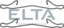 Elta Automotive EA8519 - Комплектуючі, колодки дискового гальма avtolavka.club