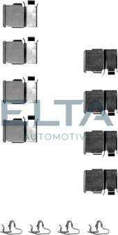 Elta Automotive EA8581 - Комплектуючі, колодки дискового гальма avtolavka.club