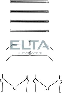 Elta Automotive EA8534 - Комплектуючі, колодки дискового гальма avtolavka.club