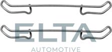 Elta Automotive EA8570 - Комплектуючі, колодки дискового гальма avtolavka.club